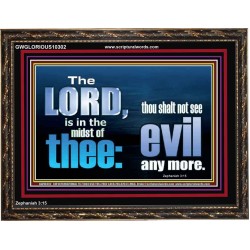 THOU SHALL NOT SEE EVIL ANY MORE  Unique Scriptural ArtWork  GWGLORIOUS10302  "45X33"