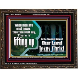 YOU ARE LIFTED UP IN CHRIST JESUS  Custom Christian Artwork Wooden Frame  GWGLORIOUS10310  "45X33"