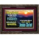 THY HEALTH WILL SPRING FORTH SPEEDILY  Custom Inspiration Scriptural Art Wooden Frame  GWGLORIOUS10319  