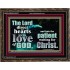 DIRECT YOUR HEARTS INTO THE LOVE OF GOD  Art & Décor Wooden Frame  GWGLORIOUS10327  "45X33"