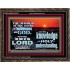 THE FEAR OF THE LORD BEGINNING OF WISDOM  Inspirational Bible Verses Wooden Frame  GWGLORIOUS10337  "45X33"