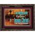 CHRIST JESUS OUR ADVOCATE WITH THE FATHER  Bible Verse for Home Wooden Frame  GWGLORIOUS10344  "45X33"