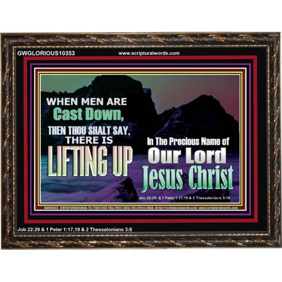 THOU SHALL SAY LIFTING UP  Ultimate Inspirational Wall Art Picture  GWGLORIOUS10353  