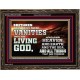 TURN FROM THESE VANITIES TO THE LIVING GOD JEHOVAH  Unique Scriptural Wooden Frame  GWGLORIOUS10363  