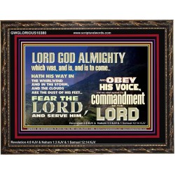 REBEL NOT AGAINST THE COMMANDMENTS OF THE LORD  Ultimate Inspirational Wall Art Picture  GWGLORIOUS10380  "45X33"
