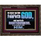 FEAR GOD AND WORKETH RIGHTEOUSNESS  Sanctuary Wall Wooden Frame  GWGLORIOUS10406  