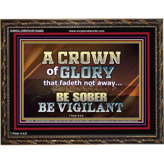CROWN OF GLORY FOR OVERCOMERS  Scriptures Décor Wall Art  GWGLORIOUS10440  