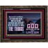 WHAT THE LORD GOD HAS PREPARE FOR THOSE WHO LOVE HIM  Scripture Wooden Frame Signs  GWGLORIOUS10453  "45X33"
