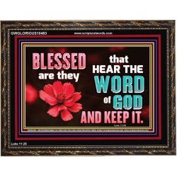 BE DOERS AND NOT HEARER OF THE WORD OF GOD  Bible Verses Wall Art  GWGLORIOUS10483  "45X33"