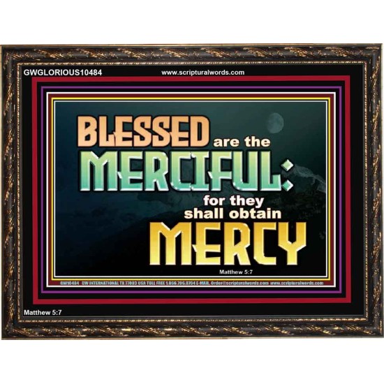 THE MERCIFUL SHALL OBTAIN MERCY  Religious Art  GWGLORIOUS10484  