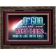 O GOD WHO HAS DONE GREAT THINGS  Scripture Art Wooden Frame  GWGLORIOUS10508  