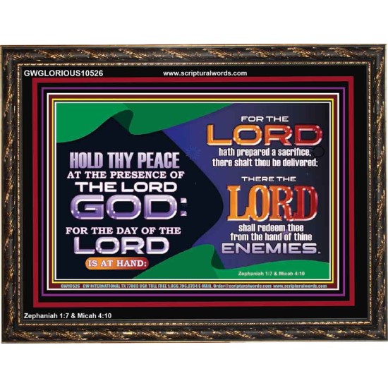 THE DAY OF THE LORD IS AT HAND  Church Picture  GWGLORIOUS10526  