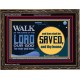 WALK IN THE NAME OF THE LORD JEHOVAH  Christian Art Wooden Frame  GWGLORIOUS10545  