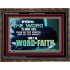 THE WORD IS NIGH THEE  Christian Quotes Wooden Frame  GWGLORIOUS10555  "45X33"