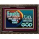 FAITH COMES BY HEARING THE WORD OF CHRIST  Christian Quote Wooden Frame  GWGLORIOUS10558  