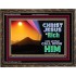 CHRIST JESUS IS RICH TO ALL THAT CALL UPON HIM  Scripture Art Prints Wooden Frame  GWGLORIOUS10559  "45X33"