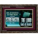 BLESSED IS THE MAN WHOSE STRENGTH IS IN THE LORD  Christian Paintings  GWGLORIOUS10560  