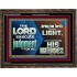 BRING ME FORTH TO THE LIGHT O LORD JEHOVAH  Scripture Art Prints Wooden Frame  GWGLORIOUS10563  "45X33"