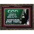 GOD SHALL GIVE YOU AN ANSWER OF PEACE  Christian Art Wooden Frame  GWGLORIOUS10569  "45X33"