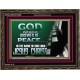 GOD SHALL GIVE YOU AN ANSWER OF PEACE  Christian Art Wooden Frame  GWGLORIOUS10569  