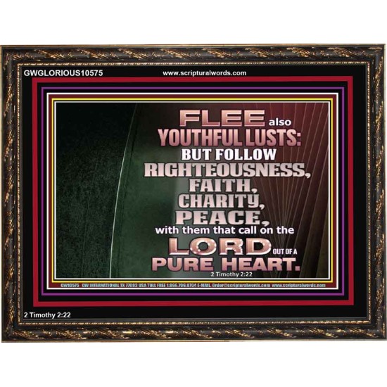 FOLLOW RIGHTEOUSNESS  Scriptural Wall Art  GWGLORIOUS10575  