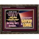 OUR GOD WHOM WE SERVE IS ABLE TO DELIVER US  Custom Wall Scriptural Art  GWGLORIOUS10602  