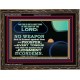 NO WEAPON THAT IS FORMED AGAINST THEE SHALL PROSPER  Custom Inspiration Scriptural Art Wooden Frame  GWGLORIOUS10616  