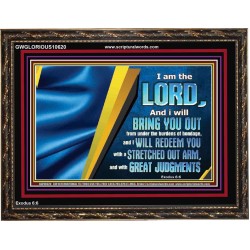 I WILL REDEEM YOU WITH A STRETCHED OUT ARM  New Wall Décor  GWGLORIOUS10620  "45X33"