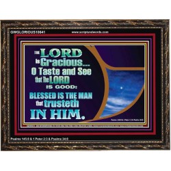 BLESSED IS THE MAN THAT TRUSTETH IN THE LORD  Scripture Wall Art  GWGLORIOUS10641  "45X33"