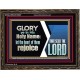 THE HEART OF THEM THAT SEEK THE LORD REJOICE  Righteous Living Christian Wooden Frame  GWGLORIOUS10657  