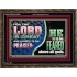 THE LORD IS GREAT AND GREATLY TO BE PRAISED  Unique Scriptural Wooden Frame  GWGLORIOUS10681  "45X33"