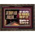 JEHOVAHJIREH THE PROVIDER FOR OUR LIVES  Righteous Living Christian Wooden Frame  GWGLORIOUS10714  "45X33"