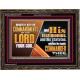 DILIGENTLY KEEP THE COMMANDMENTS OF THE LORD OUR GOD  Ultimate Inspirational Wall Art Wooden Frame  GWGLORIOUS10719  