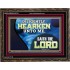 DILIGENTLY HEARKEN UNTO ME SAITH THE LORD  Unique Power Bible Wooden Frame  GWGLORIOUS10721  "45X33"