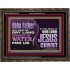 ABBA FATHER WILL MAKE OUR DRY LAND SPRINGS OF WATER  Christian Wooden Frame Art  GWGLORIOUS10738  "45X33"