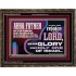 ABBA FATHER SHALL SCATTER ALL OUR ENEMIES AND WE SHALL REJOICE IN THE LORD  Bible Verses Wooden Frame  GWGLORIOUS10740  "45X33"