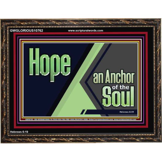 HOPE AN ANCHOR OF THE SOUL  Christian Paintings  GWGLORIOUS10762  