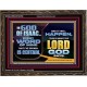 THE WORD OF THE LORD IS CERTAIN AND IT WILL HAPPEN  Modern Christian Wall Décor  GWGLORIOUS10780  