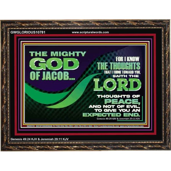 FOR I KNOW THE THOUGHTS THAT I THINK TOWARD YOU  Christian Wall Art Wall Art  GWGLORIOUS10781  