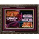 JEHOVAH SHALOM THE PEACE OF GOD KEEP YOUR HEARTS AND MINDS  Bible Verse Wall Art Wooden Frame  GWGLORIOUS10782  