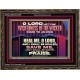 LET THE WICKEDNESS OF THE WICKED COME TO AN END HEAL ME O LORD  Scripture Art Wooden Frame  GWGLORIOUS10796  