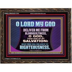 DELIVER ME FROM BLOODGUILTINESS  Religious Wall Art   GWGLORIOUS11741  "45X33"