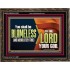 BE ABSOLUTELY TRUE TO THE LORD OUR GOD  Children Room Wooden Frame  GWGLORIOUS11920  "45X33"