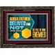 DELIVER ME NOT OVER UNTO THE WILL OF MINE ENEMIES  Children Room Wall Wooden Frame  GWGLORIOUS12024  