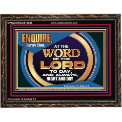 THE WORD OF THE LORD IS FOREVER SETTLED  Ultimate Inspirational Wall Art Wooden Frame  GWGLORIOUS12035  "45X33"