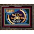 THE WORD OF THE LORD IS FOREVER SETTLED  Ultimate Inspirational Wall Art Wooden Frame  GWGLORIOUS12035  "45X33"