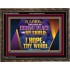 THOU ART MY HIDING PLACE AND SHIELD  Bible Verses Wall Art Wooden Frame  GWGLORIOUS12045  "45X33"