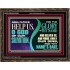 ABBA FATHER HELP US   Biblical Art Wooden Frame  GWGLORIOUS12092  "45X33"
