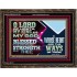 BLESSED IS THE MAN WHOSE STRENGTH IS IN THEE  Wooden Frame Christian Wall Art  GWGLORIOUS12102  "45X33"