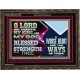 BLESSED IS THE MAN WHOSE STRENGTH IS IN THEE  Wooden Frame Christian Wall Art  GWGLORIOUS12102  